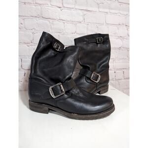 Frye Veronica Short Women's Size 6.5 Black Boots Leather
